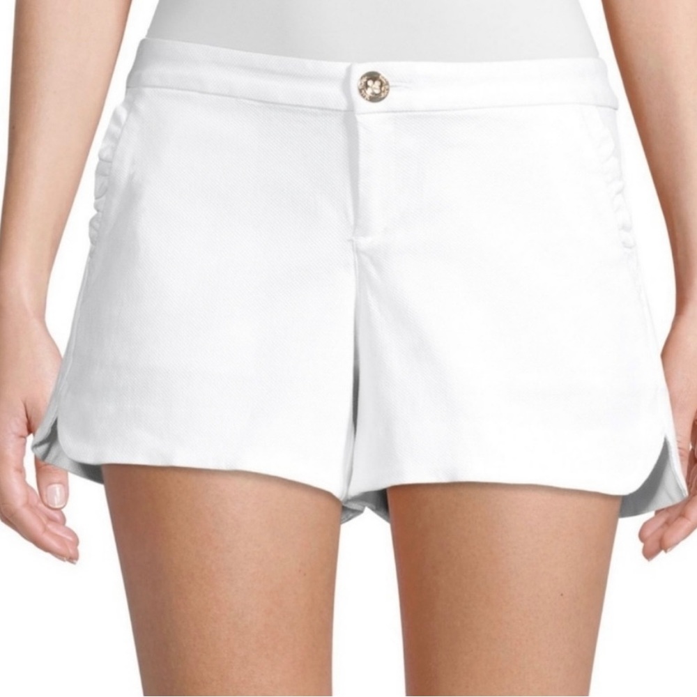 Lilly Pulitzer ruffle pocket shorts